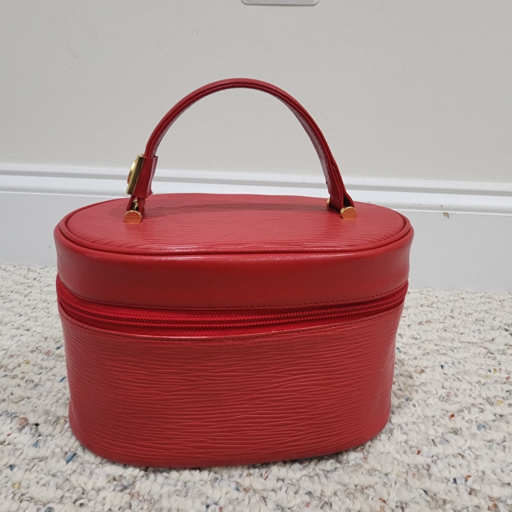Pinky & Dianne Italy Red Cosmetic/Makeup Organizer Case